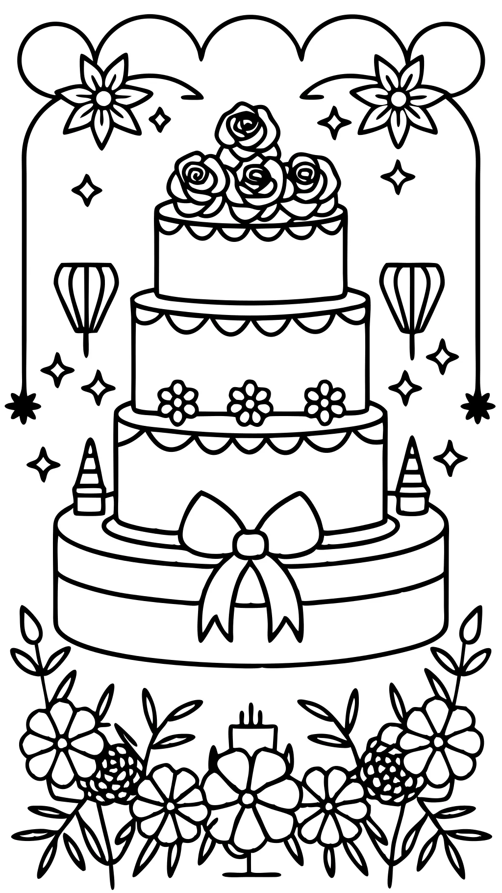 printable wedding coloring book pages